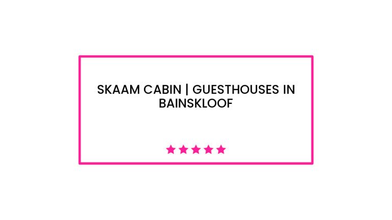 Skaam Cabin | Guesthouses in Bainskloof