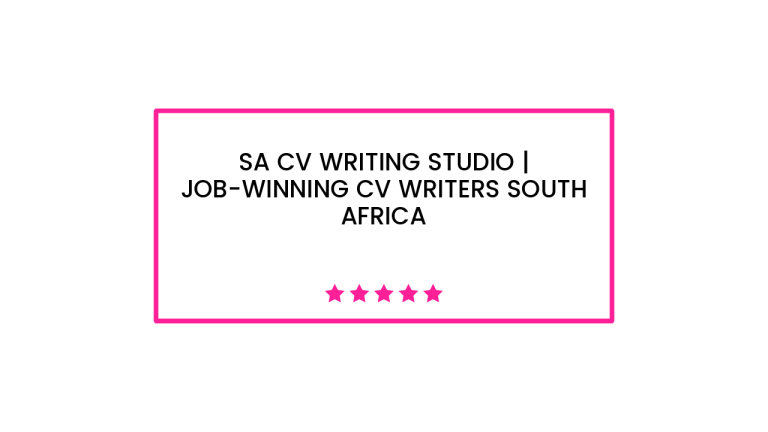 SA CV Writing Studio | Job-Winning CV Writers South Africa