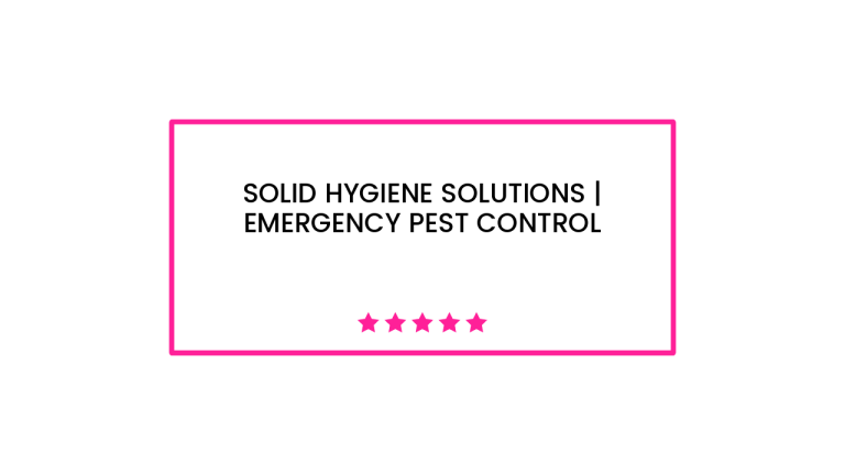 SOLID HYGIENE SOLUTIONS | Emergency Pest Control