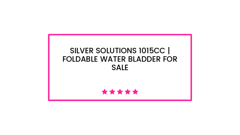 Silver Solutions 1015cc | Foldable Water Bladder for Sale